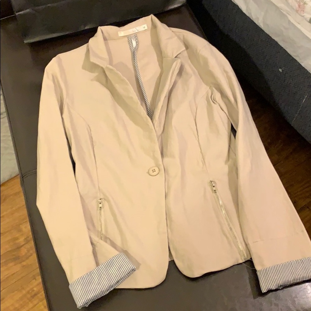Tan blazer